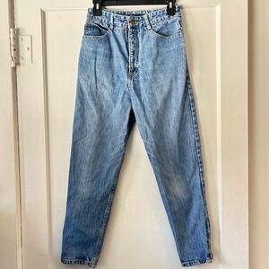 Vintage Guess by Marciano High Rise Denim Mom Jeans with split hem size 29